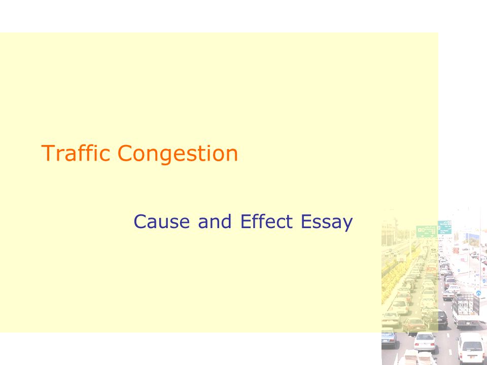 traffic congestion articles